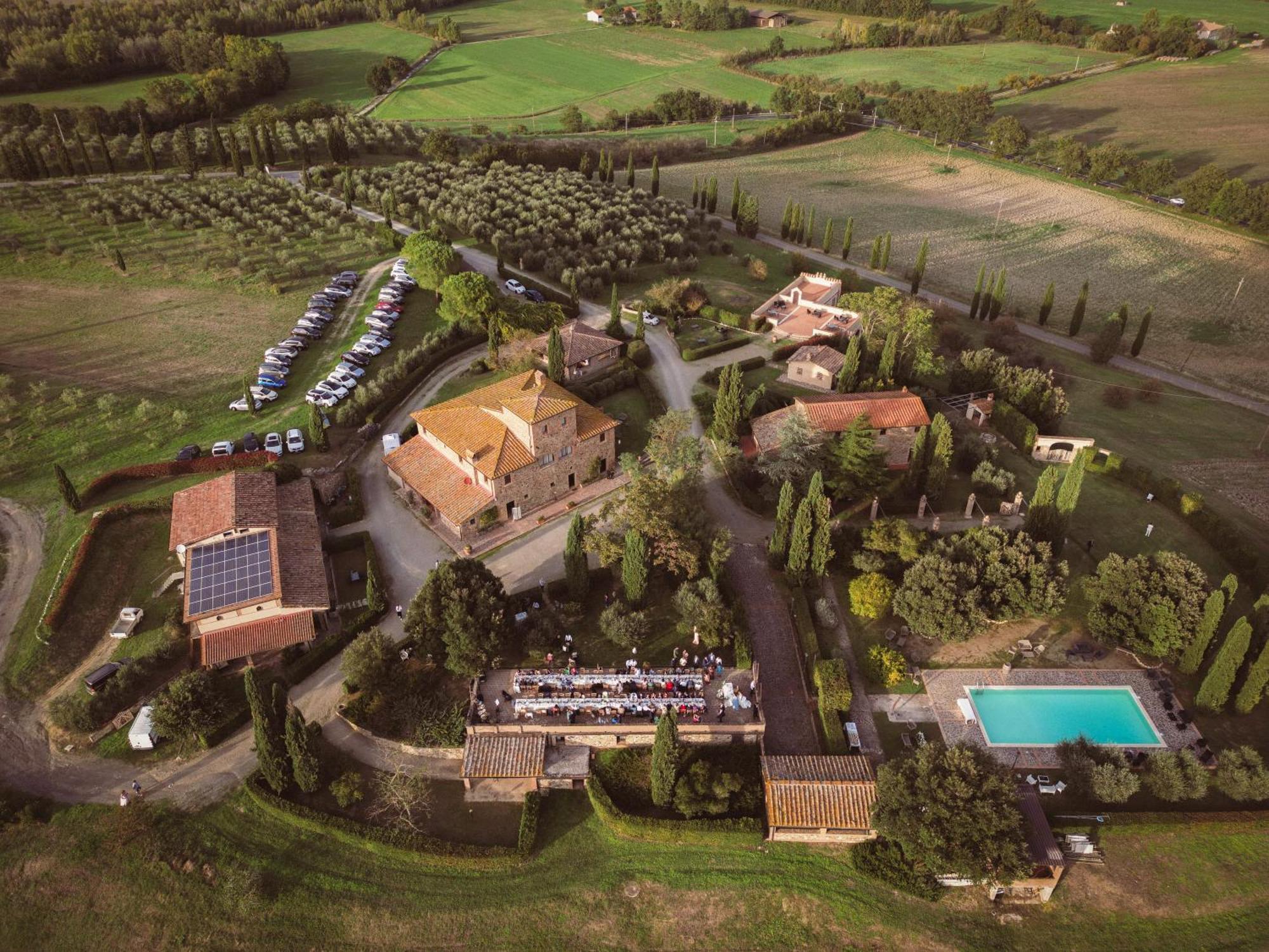 Villa La Mandriola Lajatico Esterno foto